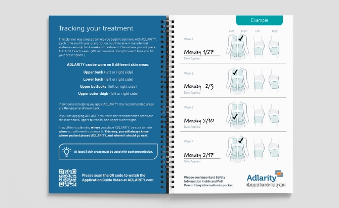 Image of ADLARITY weekly planner