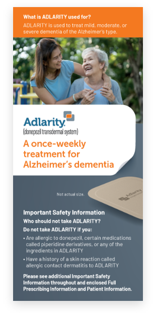ADLARITY Patient / Caregiver brochure